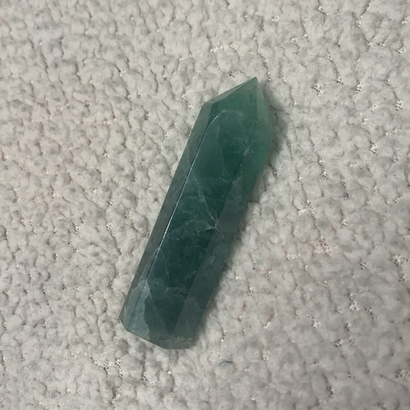 Green Fluorite Obelisk Tower 💚 - Picture 1 of 3